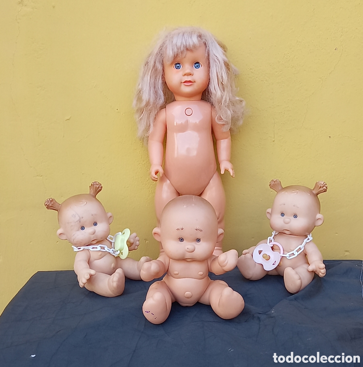 Poup&eacute;es Espagnoles Modernes: LOTE MU&Ntilde;ECOS BEBES DE ARTESANAL GADIR ONIL Y OTRA RUBIA