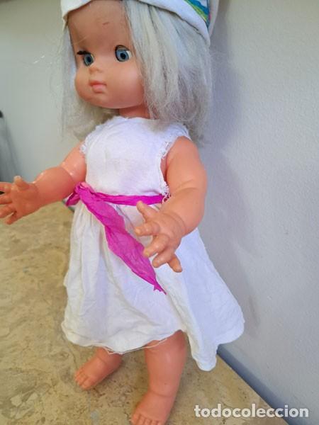Mu&ntilde;ecas espa&ntilde;olas modernas: PRECIOSA MU&Ntilde;ECA EN PL&Aacute;STICO DURO CON VESTIDO Y GORRO DE ALGOD&Oacute;N - Foto 5