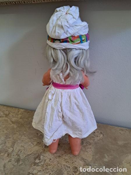 Mu&ntilde;ecas espa&ntilde;olas modernas: PRECIOSA MU&Ntilde;ECA EN PL&Aacute;STICO DURO CON VESTIDO Y GORRO DE ALGOD&Oacute;N - Foto 6