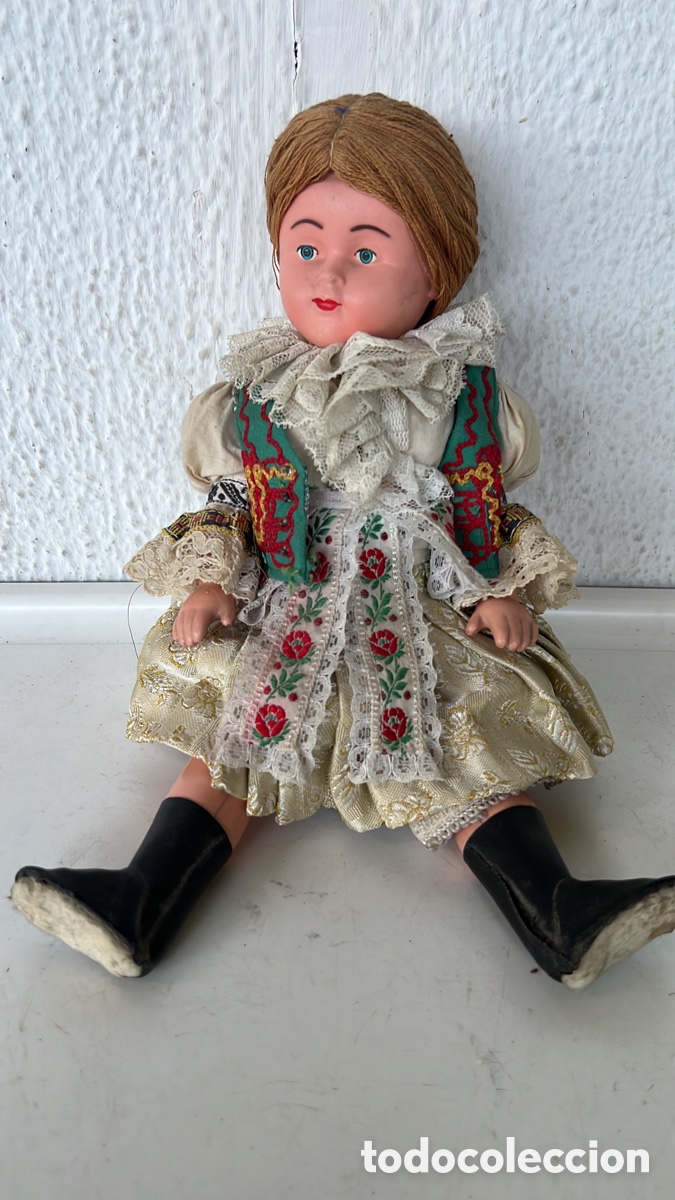 Mu&ntilde;ecas espa&ntilde;olas modernas: MU&Ntilde;ECA CON VESTIDO T&Iacute;PICO - Foto 1