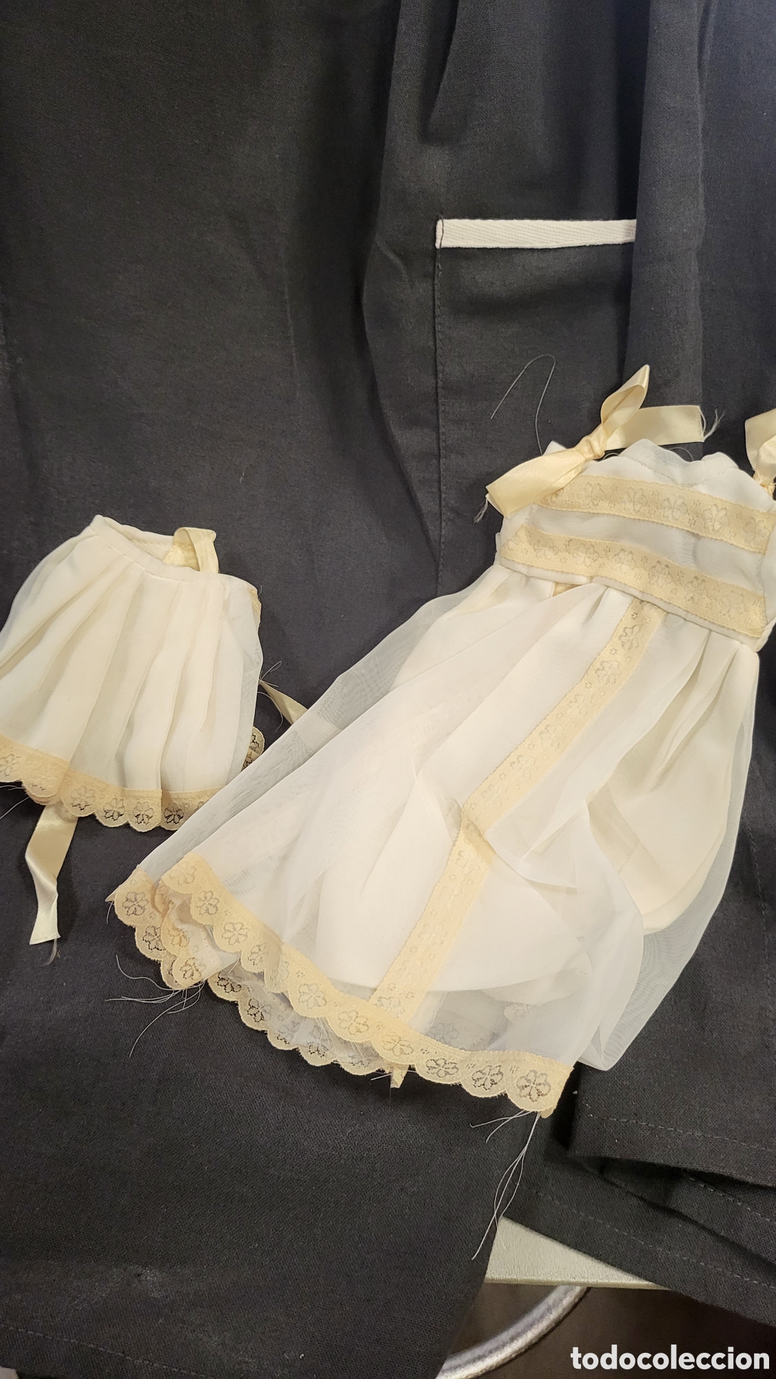 Mu&ntilde;ecas espa&ntilde;olas modernas: MOCOSETE DE TOYSE CONJUNTO BAUTIZO - Foto 6