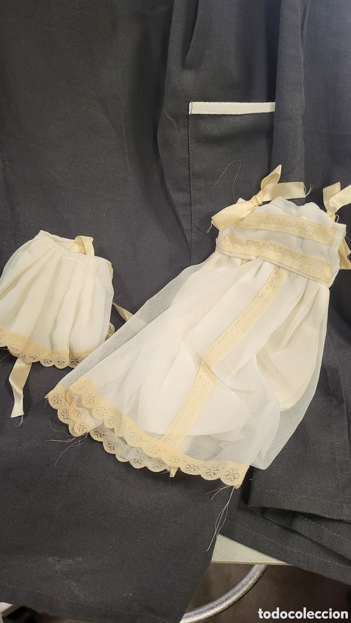 Mu&ntilde;ecas espa&ntilde;olas modernas: MOCOSETE DE TOYSE CONJUNTO BAUTIZO - Foto 1