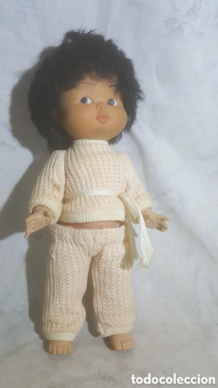 Mu&ntilde;ecas espa&ntilde;olas modernas: ANTIGUA MU&Ntilde;ECA CON PELO NEGRO - Foto 1