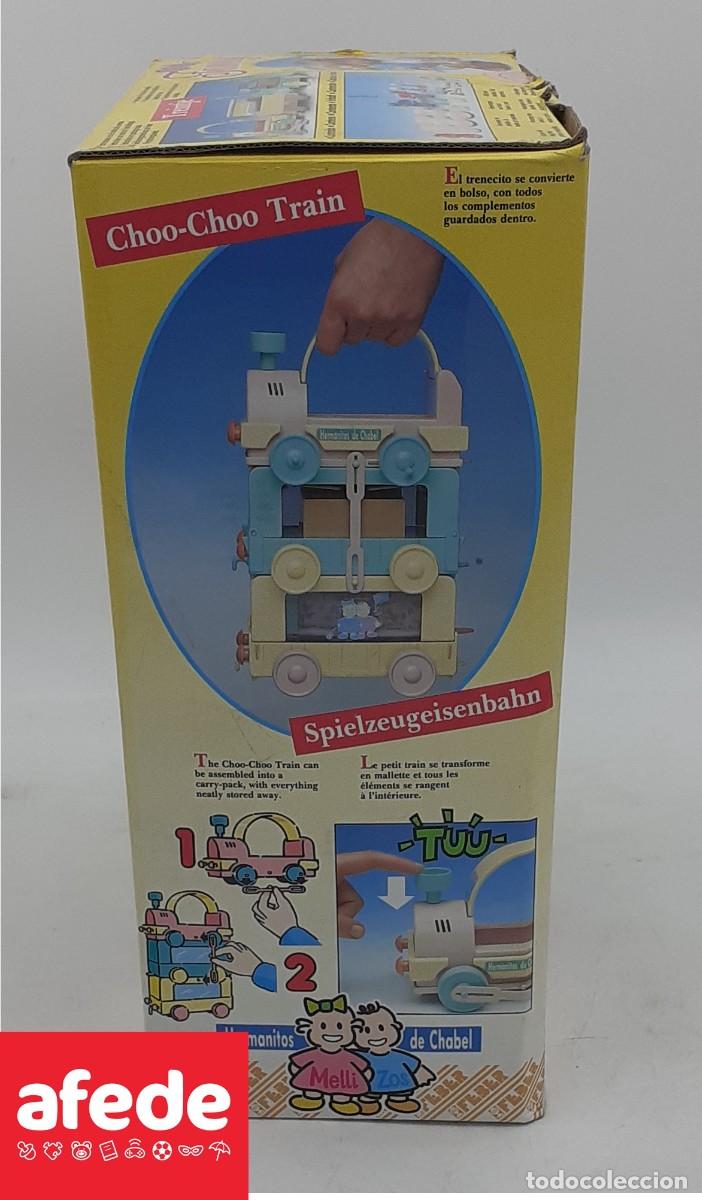 Mu&ntilde;ecas espa&ntilde;olas modernas: CHABEL - HERMANITOS DE CHABEL TREN TRANSFORMABLE DE FEBER - Foto 4