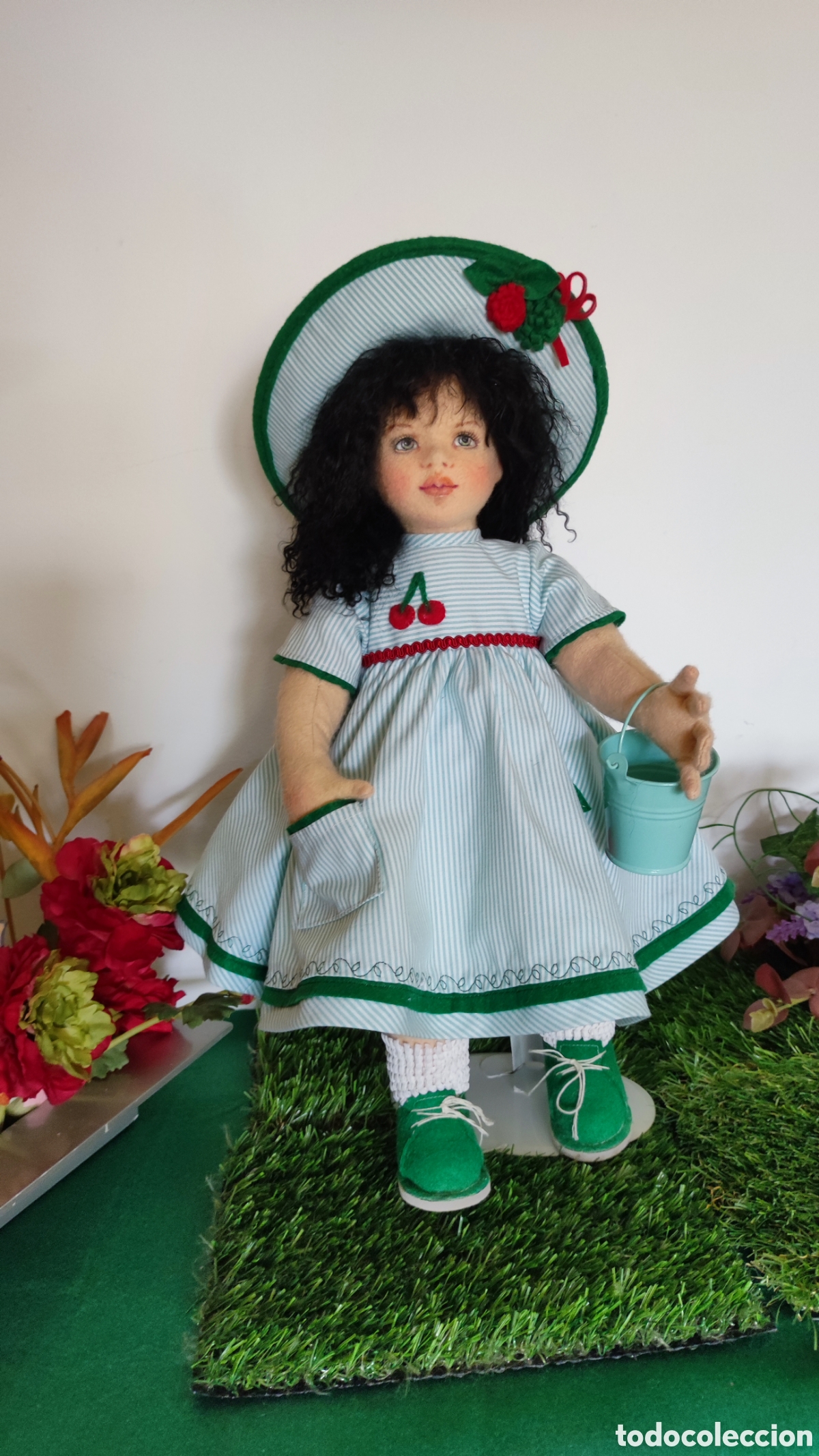 Mu&ntilde;ecas espa&ntilde;olas modernas: Mu&ntilde;eca de fieltro mide 44cm - Foto 7