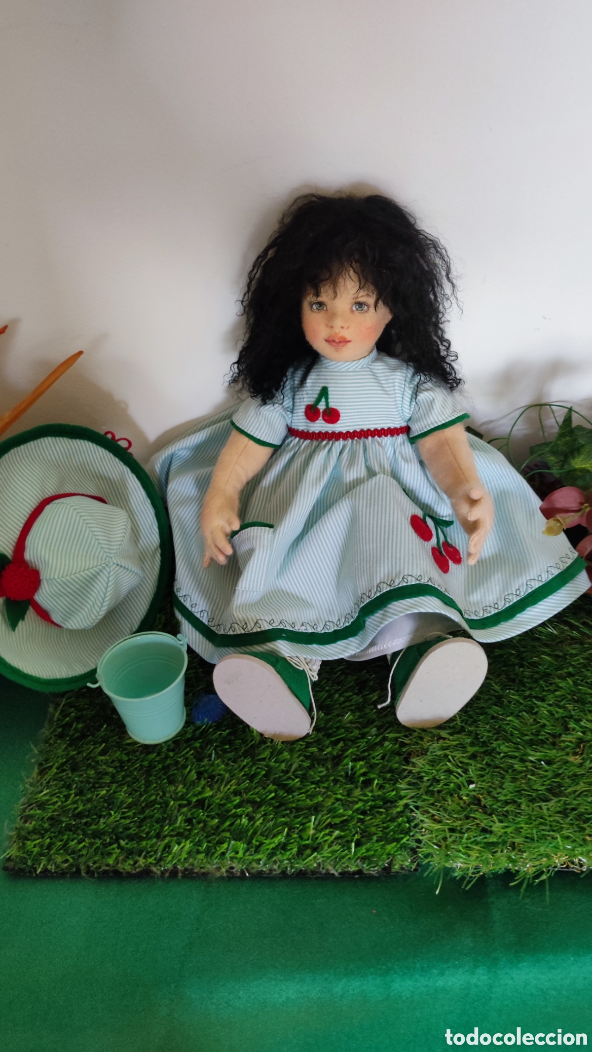 Mu&ntilde;ecas espa&ntilde;olas modernas: Mu&ntilde;eca de fieltro mide 44cm - Foto 8