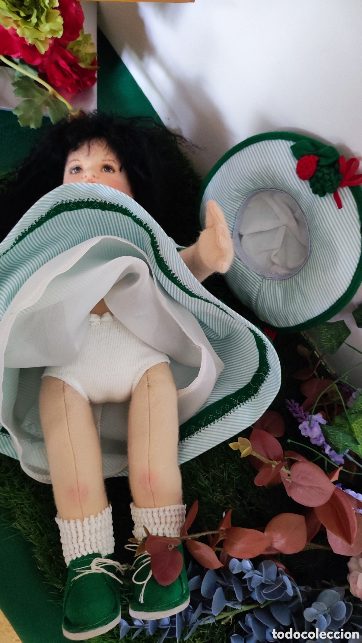 Mu&ntilde;ecas espa&ntilde;olas modernas: Mu&ntilde;eca de fieltro mide 44cm - Foto 12
