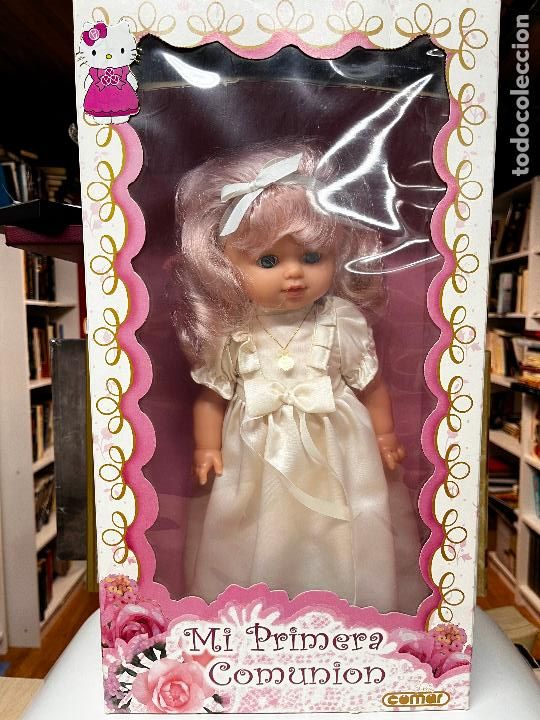 Mu&ntilde;ecas espa&ntilde;olas modernas: MU&Ntilde;ECA DE COMUNION EN CAJA COMAR - Foto 1