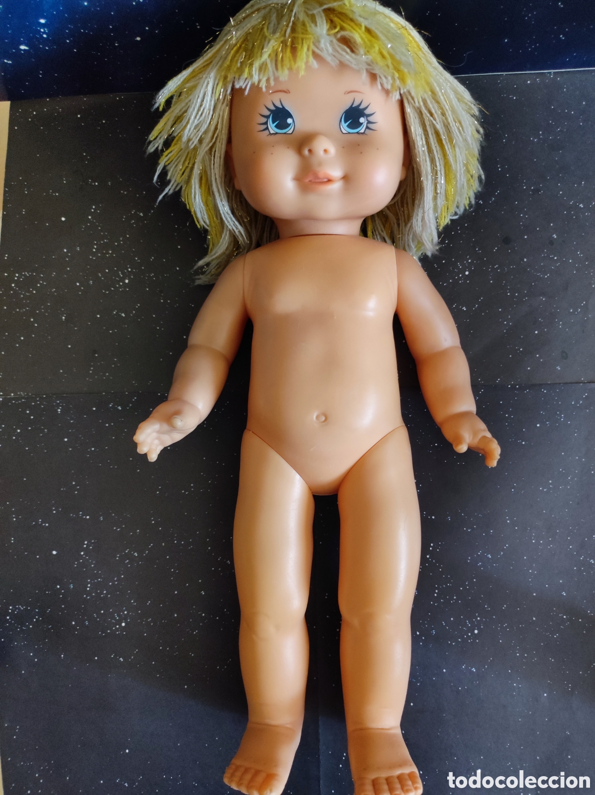 Mu&ntilde;ecas espa&ntilde;olas modernas: Mu&ntilde;eca con pelo de lana - Foto 5