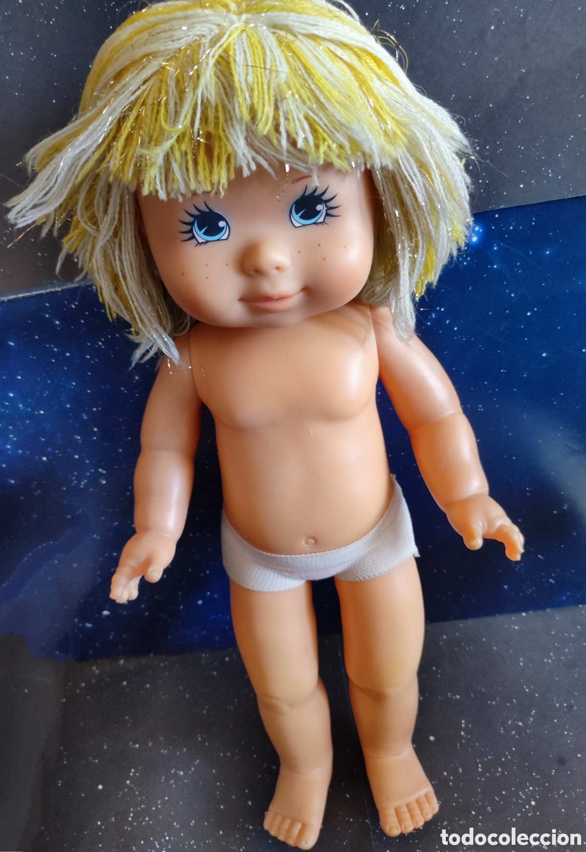 Mu&ntilde;ecas espa&ntilde;olas modernas: Mu&ntilde;eca con pelo de lana - Foto 2