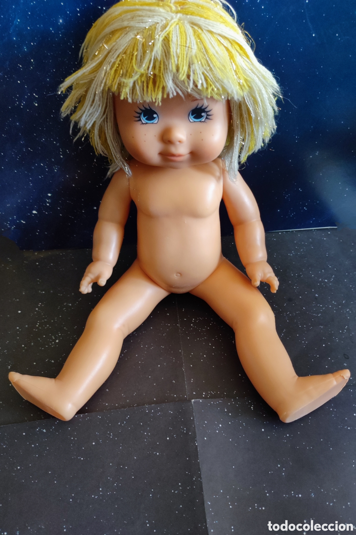 Mu&ntilde;ecas espa&ntilde;olas modernas: Mu&ntilde;eca con pelo de lana - Foto 4