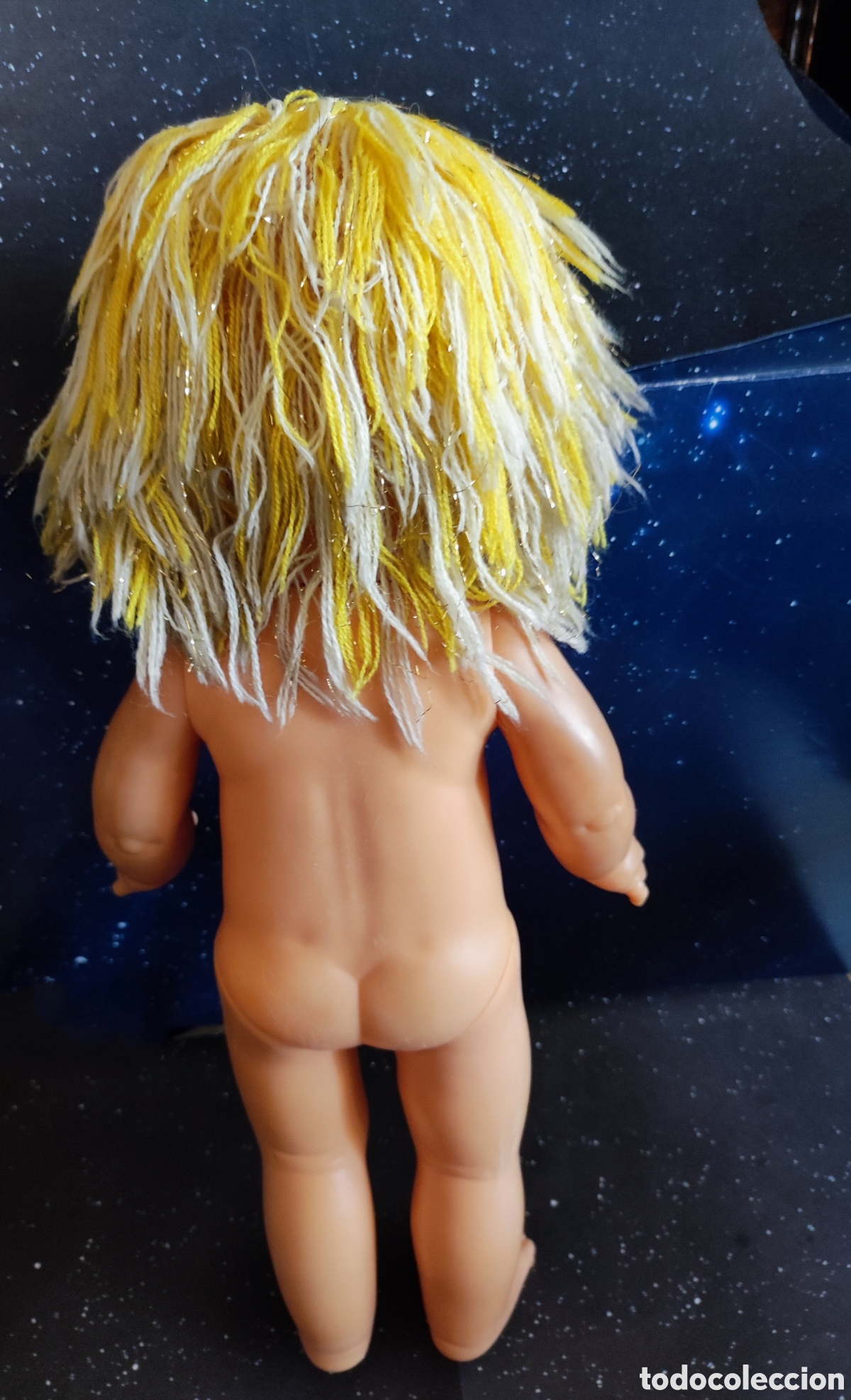 Mu&ntilde;ecas espa&ntilde;olas modernas: Mu&ntilde;eca con pelo de lana - Foto 6