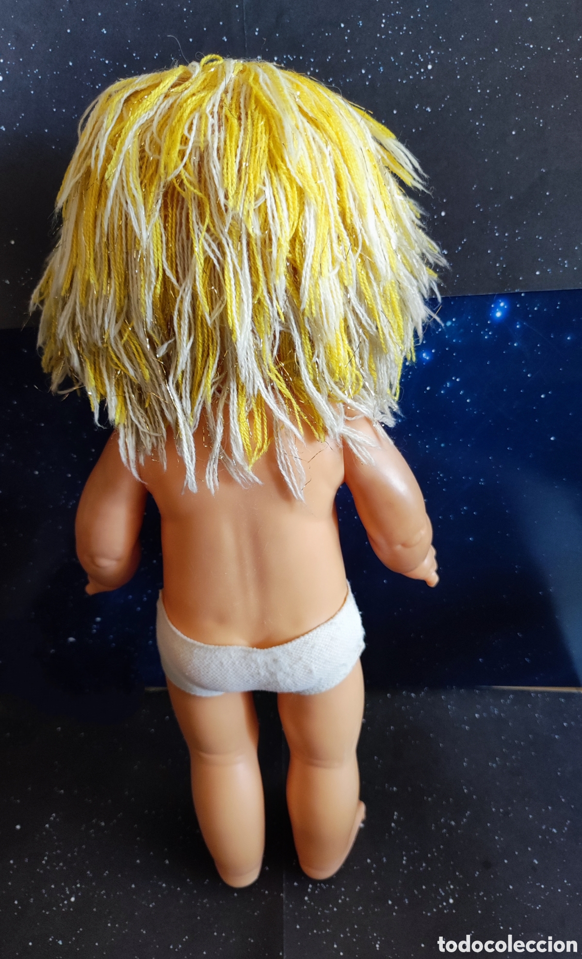 Mu&ntilde;ecas espa&ntilde;olas modernas: Mu&ntilde;eca con pelo de lana - Foto 3
