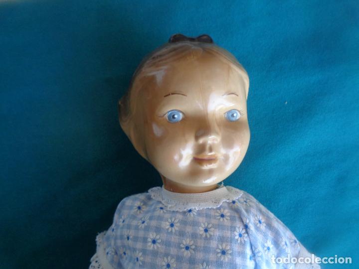 Mu&ntilde;ecas espa&ntilde;olas modernas: MU&Ntilde;ECA JESMAR DE CELULOIDE 38 CM - Foto 1