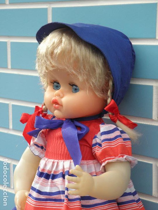 Mu&ntilde;ecas espa&ntilde;olas modernas: Antigua mu&ntilde;eca francesa Bella de 60 cm - Foto 3