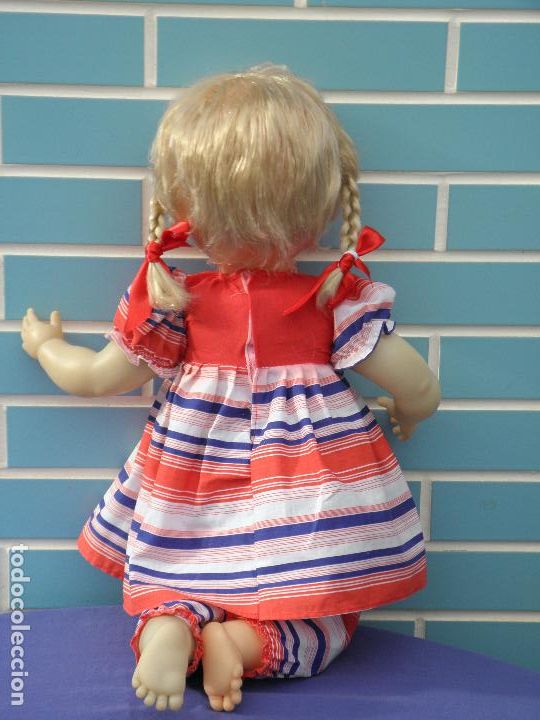 Mu&ntilde;ecas espa&ntilde;olas modernas: Antigua mu&ntilde;eca francesa Bella de 60 cm - Foto 6