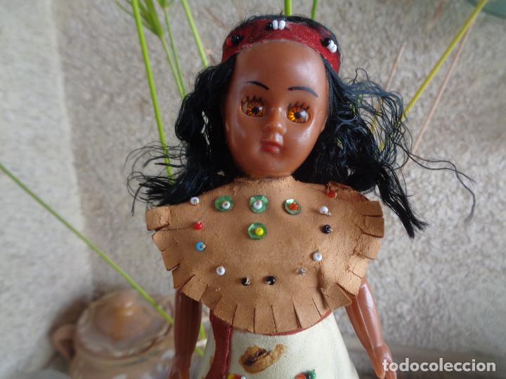 Mu&ntilde;ecas espa&ntilde;olas modernas: MU&Ntilde;ECA INDIA EN CELULOIDE - Foto 1