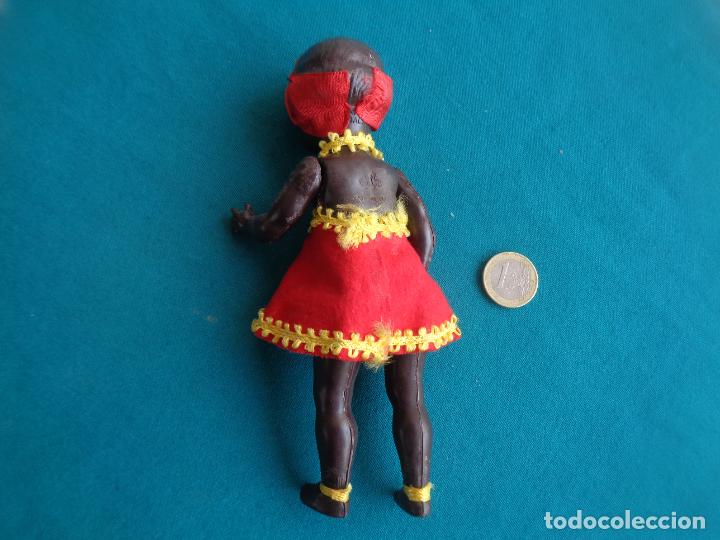 Mu&ntilde;ecas espa&ntilde;olas modernas: MU&Ntilde;ECA NEGRITA DE CELULOIDE, MARCA GALLOS, ITALIANA - Foto 4
