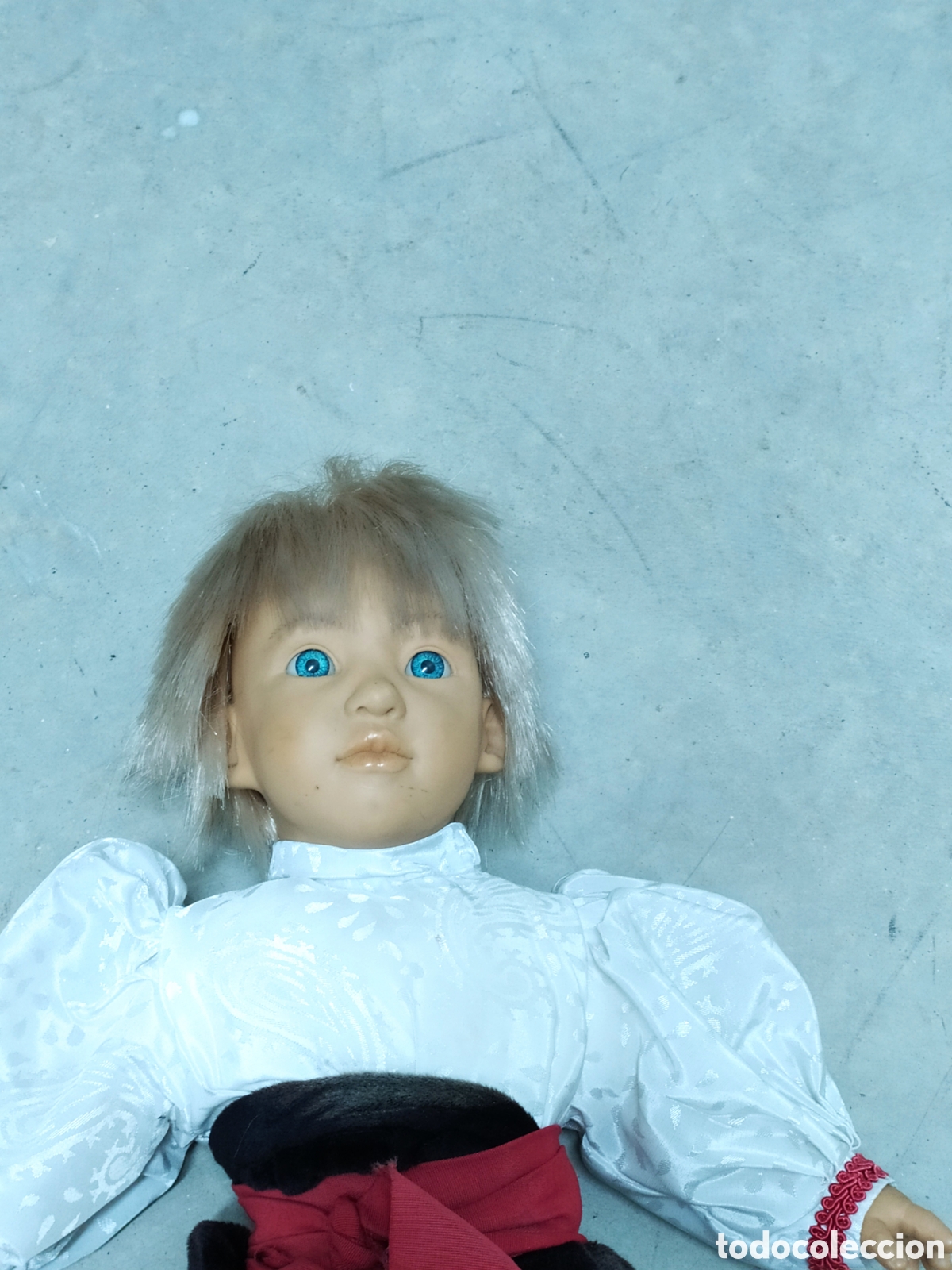 Mu&ntilde;ecas espa&ntilde;olas modernas: MU&Ntilde;ECA MARCADA M. SOLER - VINILO - 39 CM - Foto 4