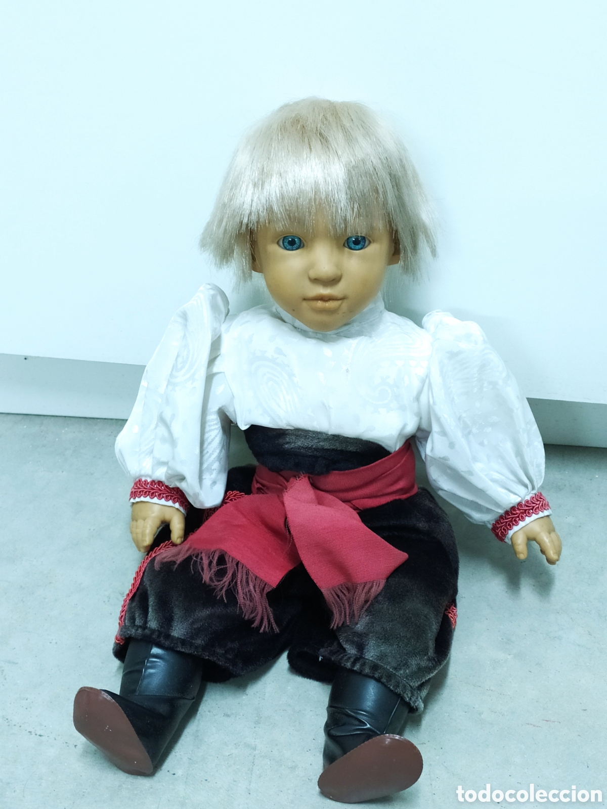 Mu&ntilde;ecas espa&ntilde;olas modernas: MU&Ntilde;ECA MARCADA M. SOLER - VINILO - 39 CM - Foto 1