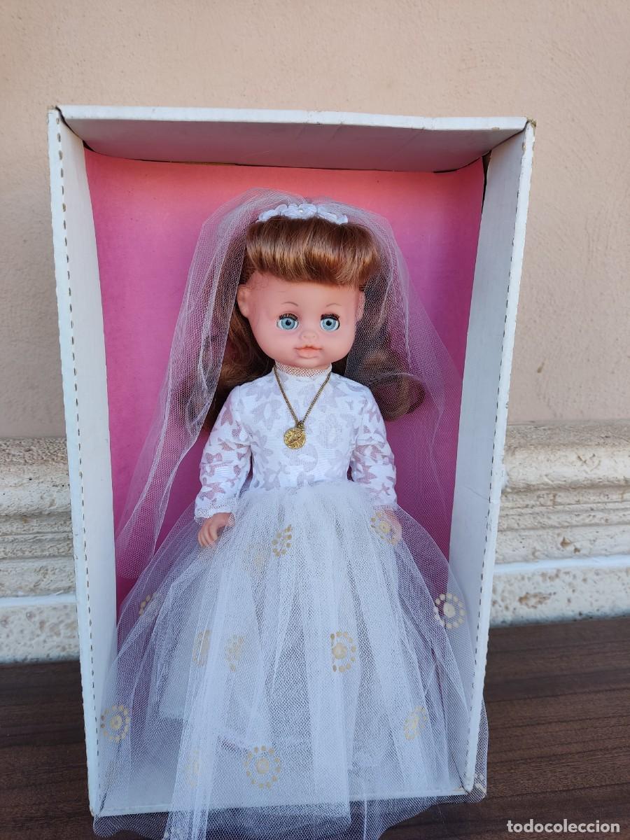 Mu&ntilde;ecas espa&ntilde;olas modernas: Mu&ntilde;eca de comuni&oacute;n de Jesmar de los 60. - Foto 1