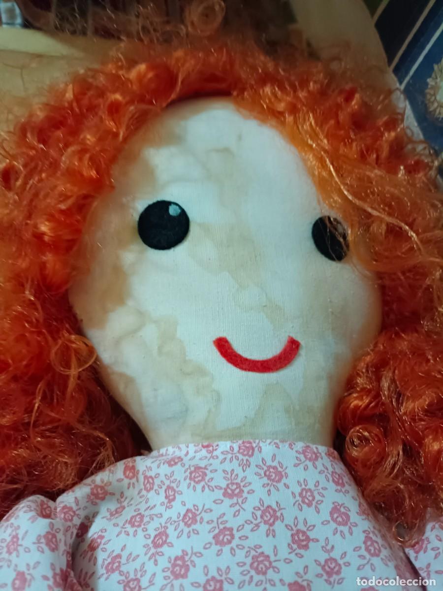 Mu&ntilde;ecas espa&ntilde;olas modernas: Gran mu&ntilde;eca de trapo de los a&ntilde;os 70 - Foto 3