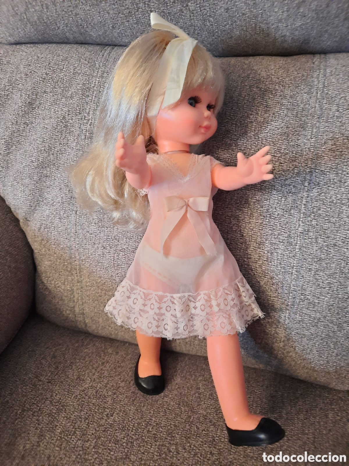 Mu&ntilde;ecas espa&ntilde;olas modernas: MU&Ntilde;ECA ANTIGUA ANDADORA DE LA MARCA BB, &iquest;ELKE? - Foto 1