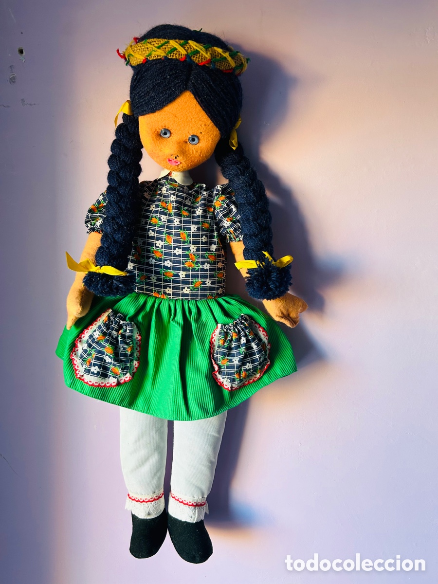 Mu&ntilde;ecas espa&ntilde;olas modernas: Antigua mu&ntilde;eca india - Foto 2