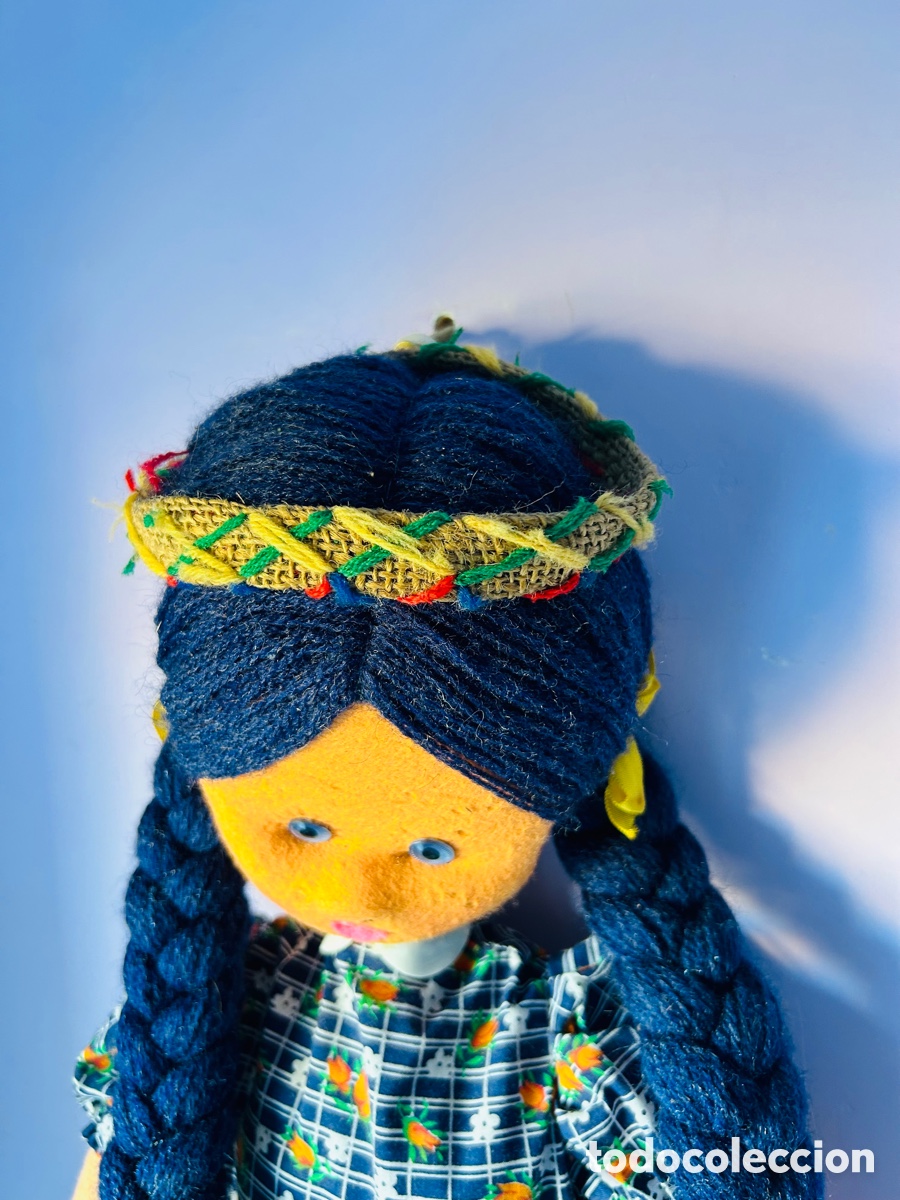 Mu&ntilde;ecas espa&ntilde;olas modernas: Antigua mu&ntilde;eca india - Foto 4