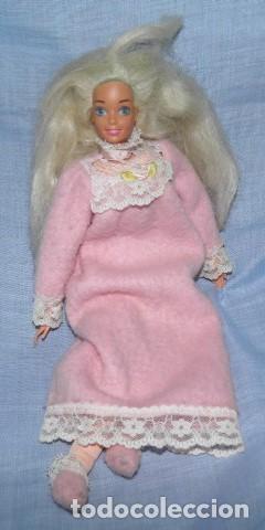 Mu&ntilde;ecas espa&ntilde;olas modernas: BARBIE BEDTIME,DULCES SUE&Ntilde;OS,MATTEL,1993 - Foto 3