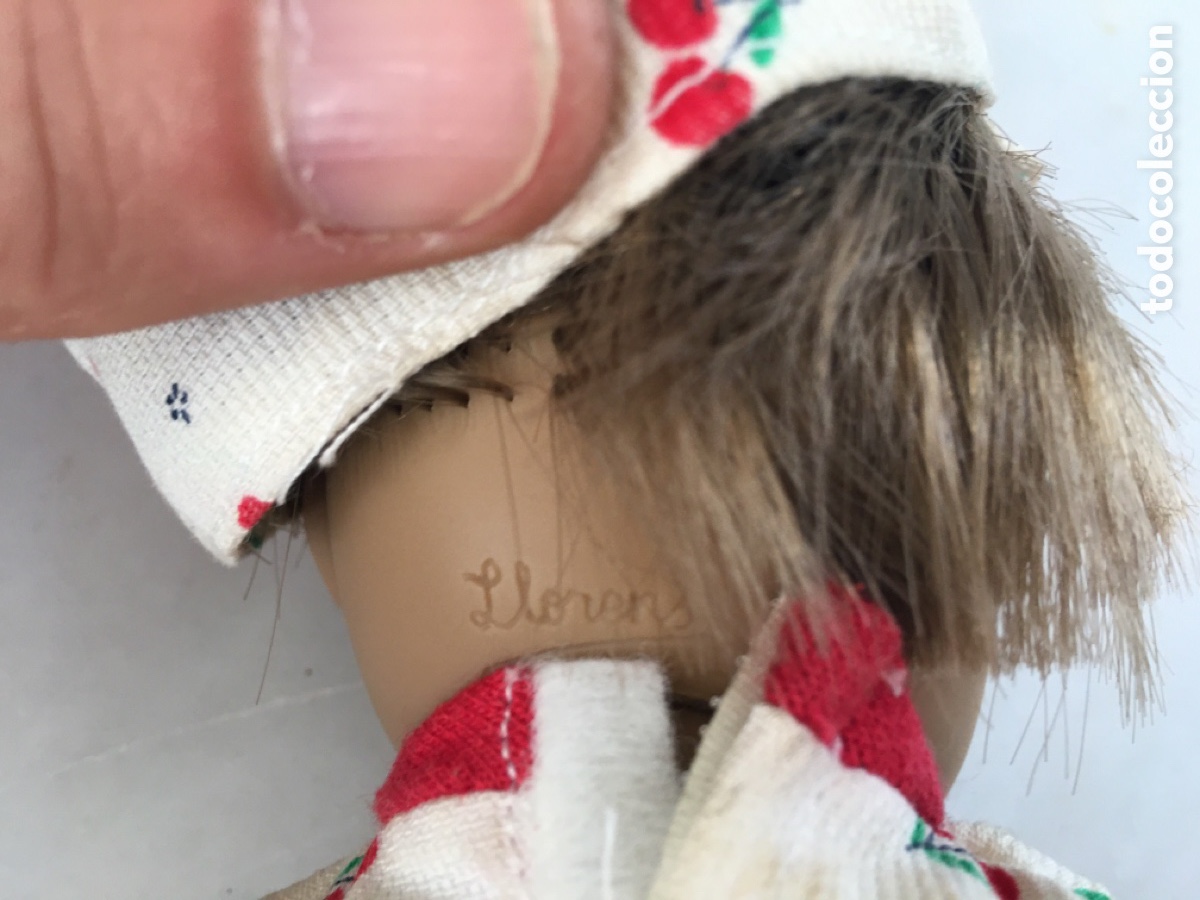 Mu&ntilde;ecas espa&ntilde;olas modernas: Bonito mu&ntilde;eco Llorens conjunt&oacute; cerezas - Foto 4