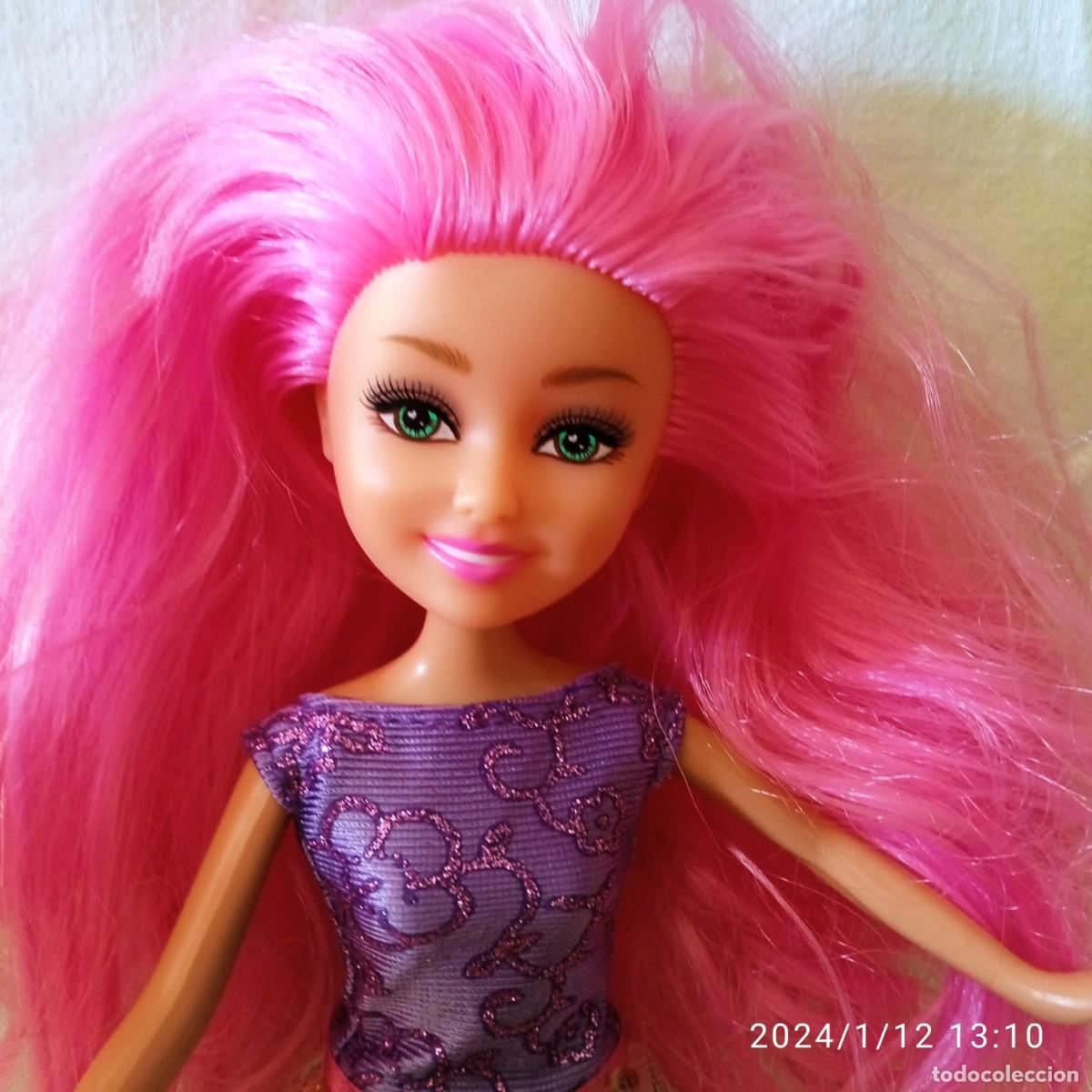 Mu&ntilde;ecas espa&ntilde;olas modernas: MU&Ntilde;ECA PELO ROSA-SIMILAR BARBIE - Foto 2