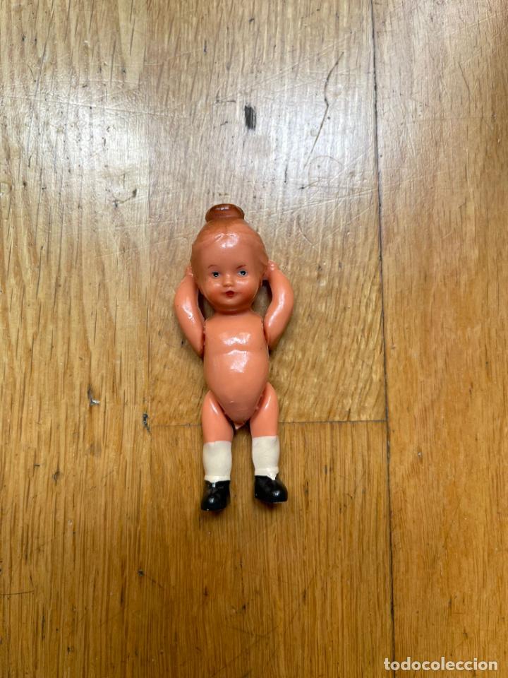 Mu&ntilde;ecas espa&ntilde;olas modernas: BONITA MU&Ntilde;ECA DE CELULOIDE MIDE 8 CMS - Foto 1