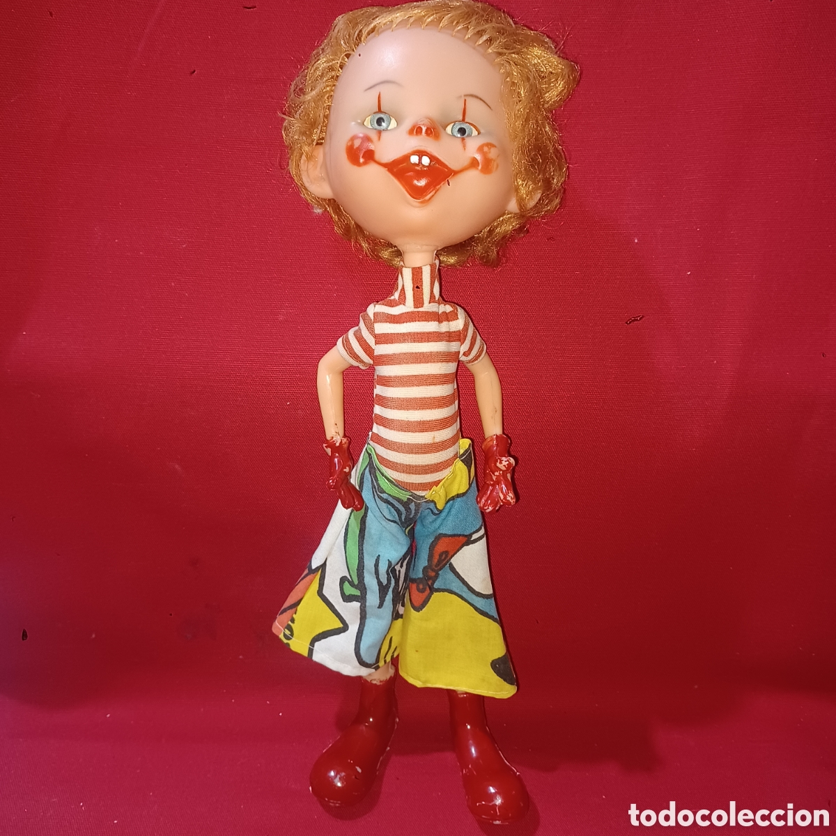 Mu&ntilde;ecas Espa&ntilde;olas Modernas: Antiguo mu&ntilde;eco Risi publicidad gusanitos y patatas a&ntilde;os 70