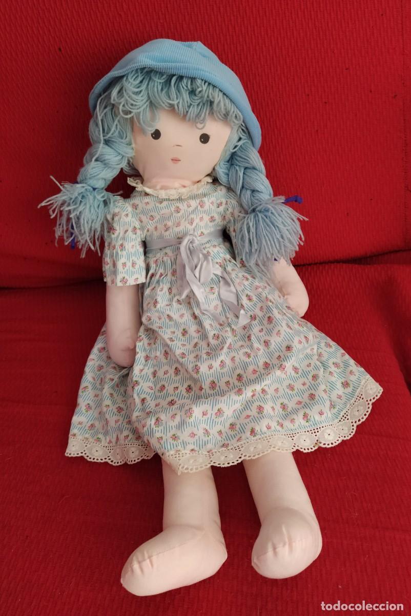 Mu&ntilde;ecas espa&ntilde;olas modernas: Mu&ntilde;eca de trapo tipo Holly hobbie - Foto 1