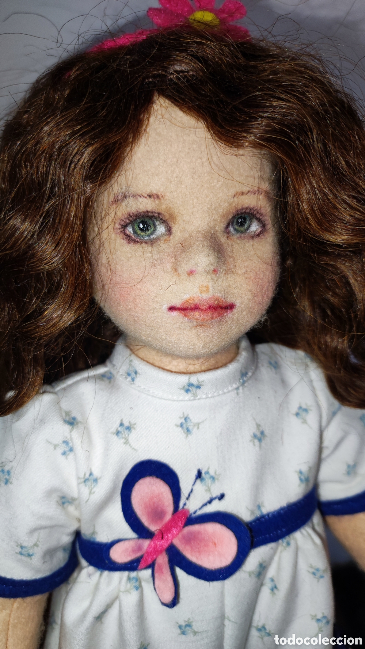 Mu&ntilde;ecas espa&ntilde;olas modernas: Mu&ntilde;eca de fieltro de lana - Foto 6