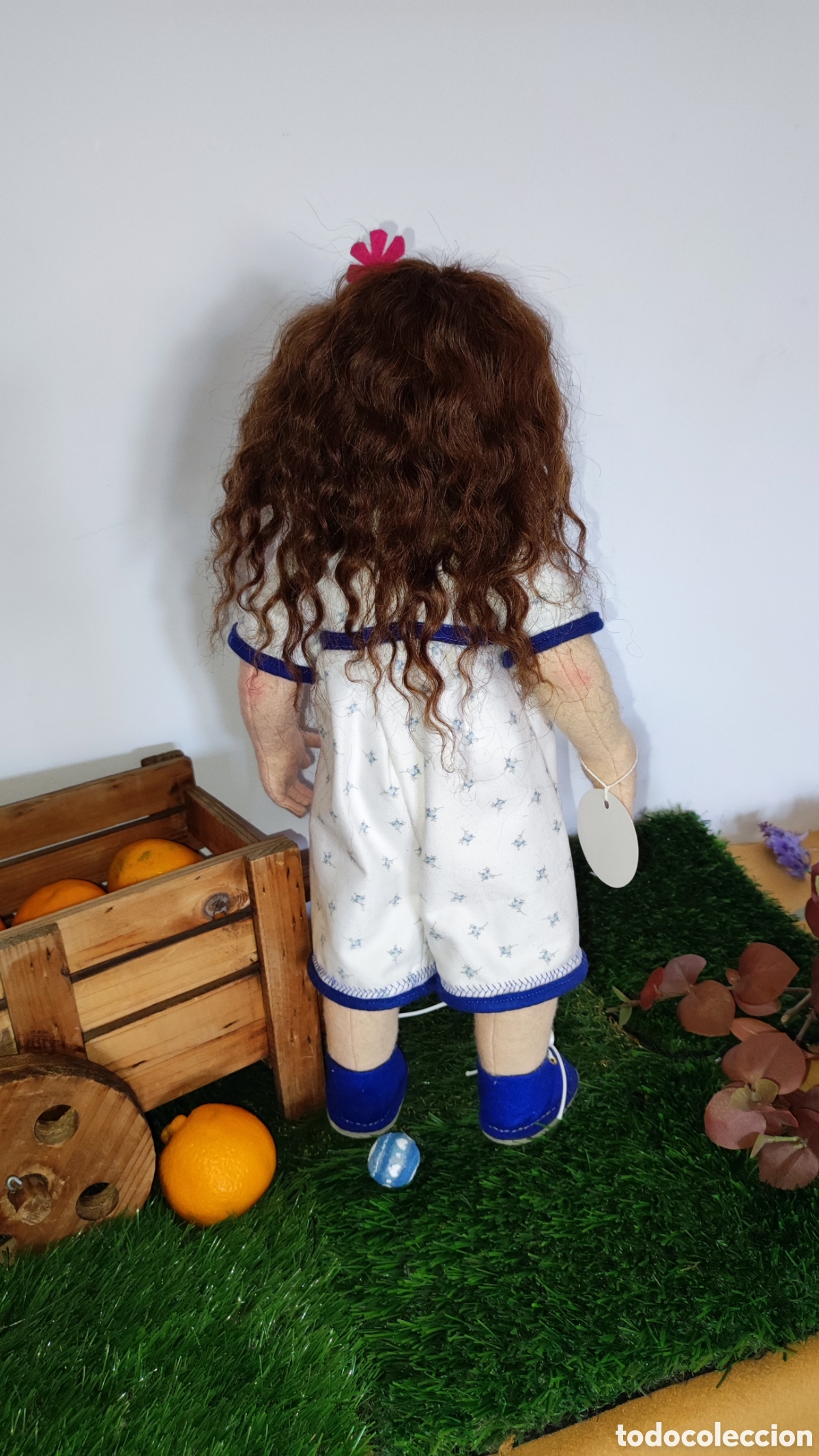 Mu&ntilde;ecas espa&ntilde;olas modernas: Mu&ntilde;eca de fieltro de lana - Foto 5