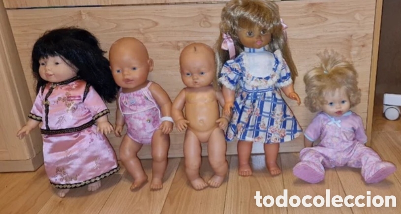 Mu&ntilde;ecas espa&ntilde;olas modernas: Lote mu&ntilde;ecas antiguas - Foto 1