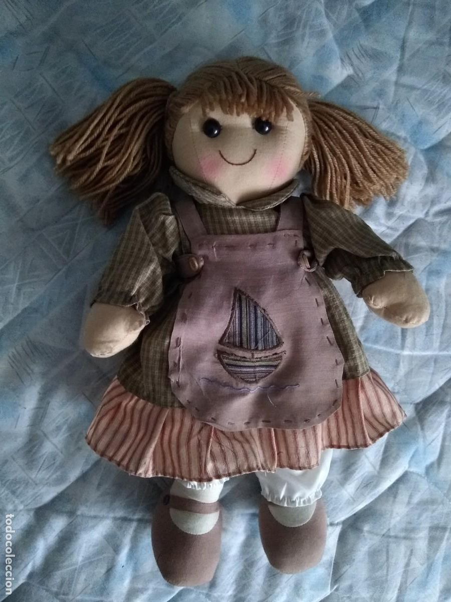Mu&ntilde;ecas espa&ntilde;olas modernas: Mu&ntilde;eca de trapo . 42 cms - Foto 4