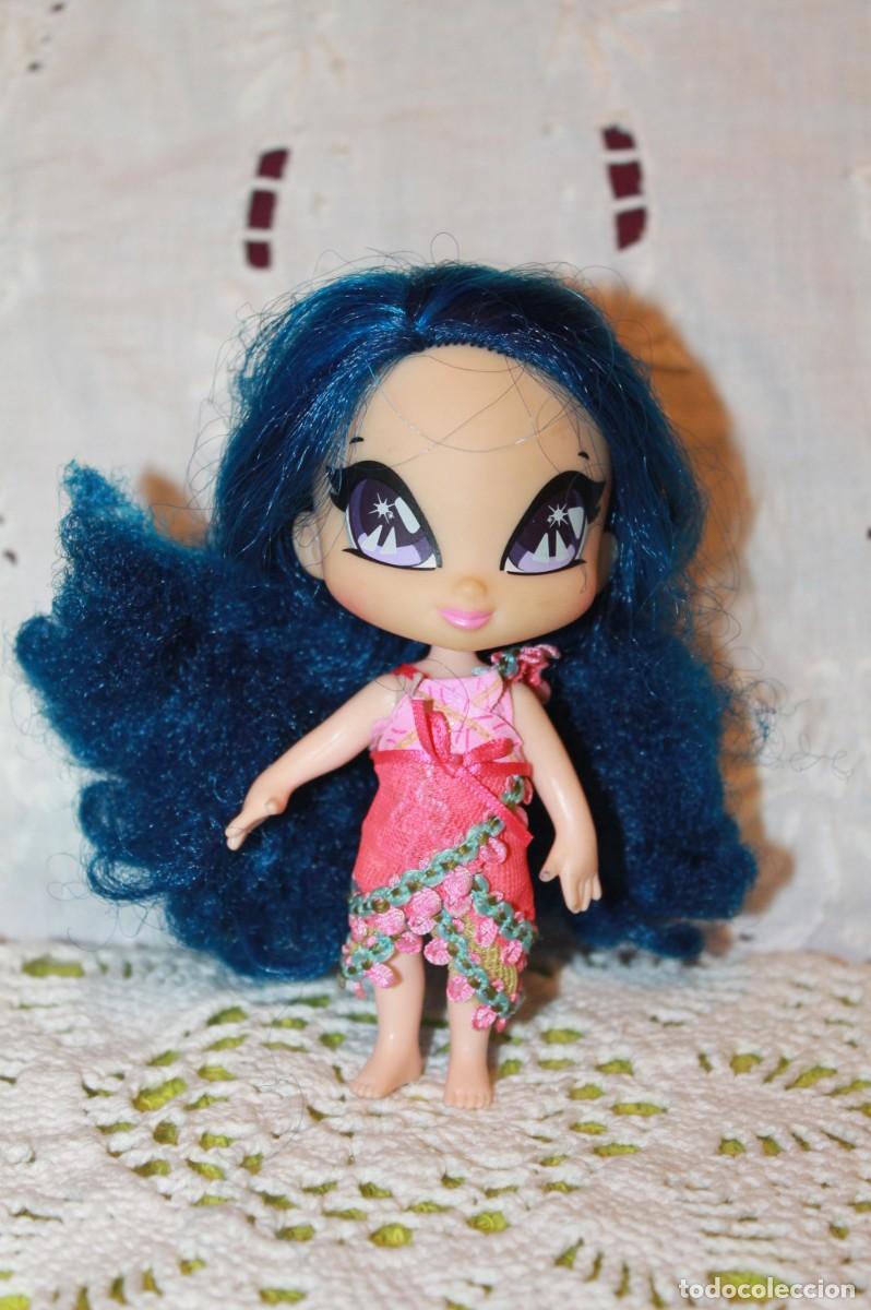 Mu&ntilde;ecas espa&ntilde;olas modernas: MU&Ntilde;ECA PELO AZUL-12 CM - Foto 1