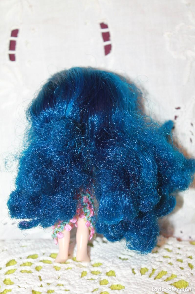 Mu&ntilde;ecas espa&ntilde;olas modernas: MU&Ntilde;ECA PELO AZUL-12 CM - Foto 3