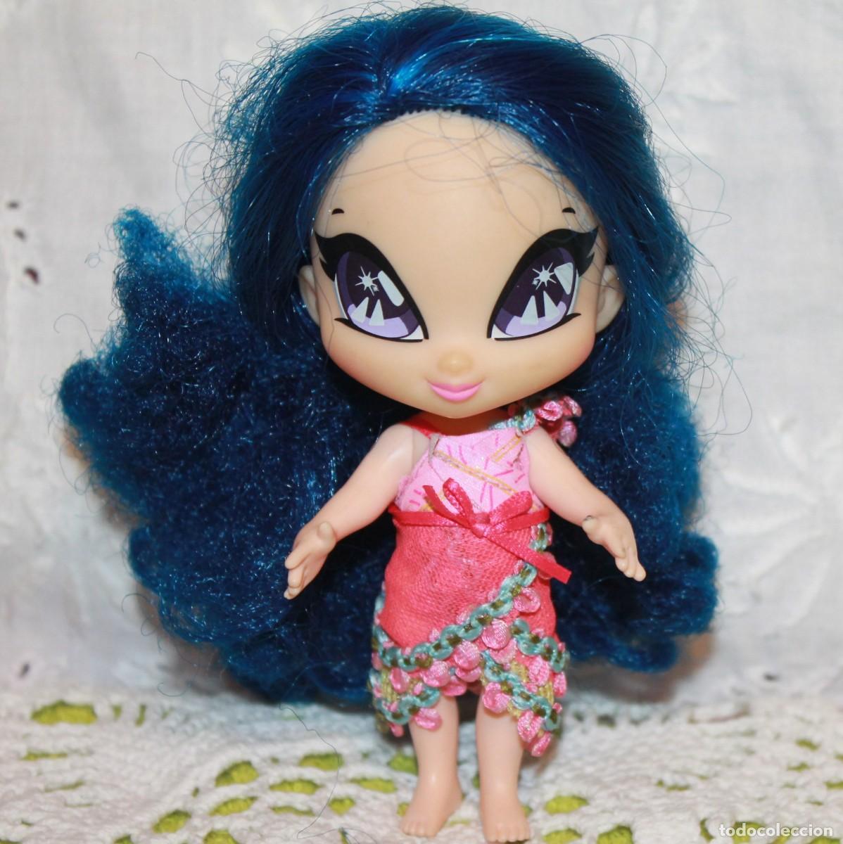 Mu&ntilde;ecas espa&ntilde;olas modernas: MU&Ntilde;ECA PELO AZUL-12 CM - Foto 4