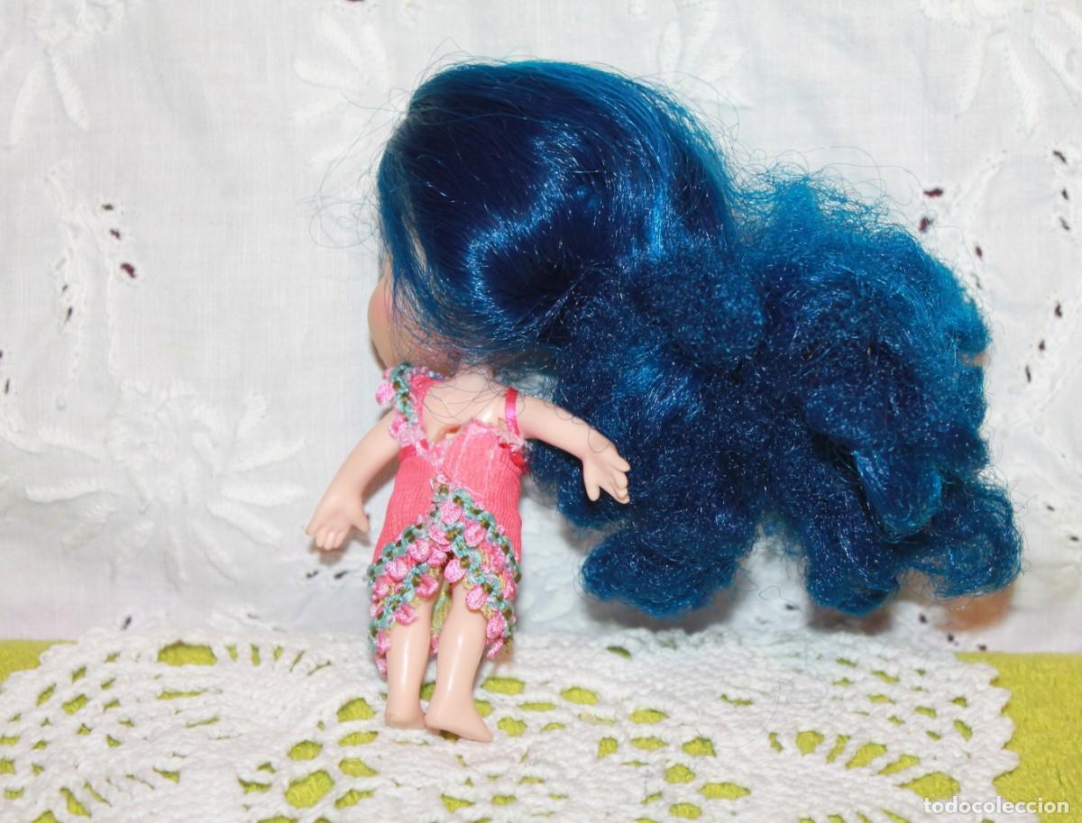 Mu&ntilde;ecas espa&ntilde;olas modernas: MU&Ntilde;ECA PELO AZUL-12 CM - Foto 5
