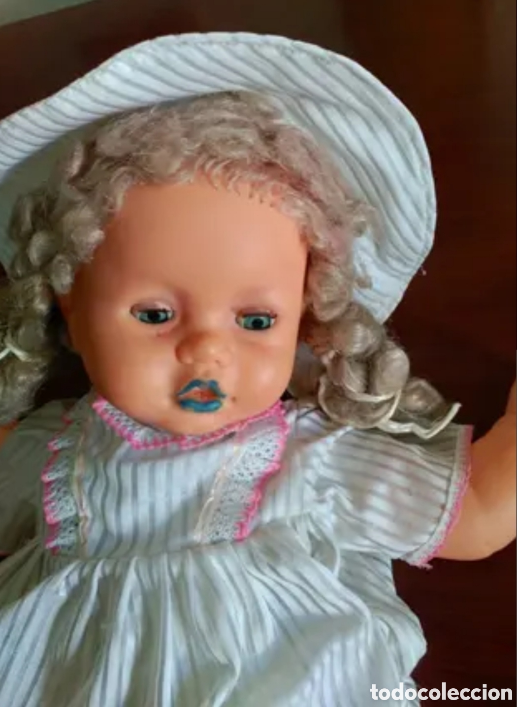 Mu&ntilde;ecas espa&ntilde;olas modernas: Mu&ntilde;eca grande antigua. - Foto 2