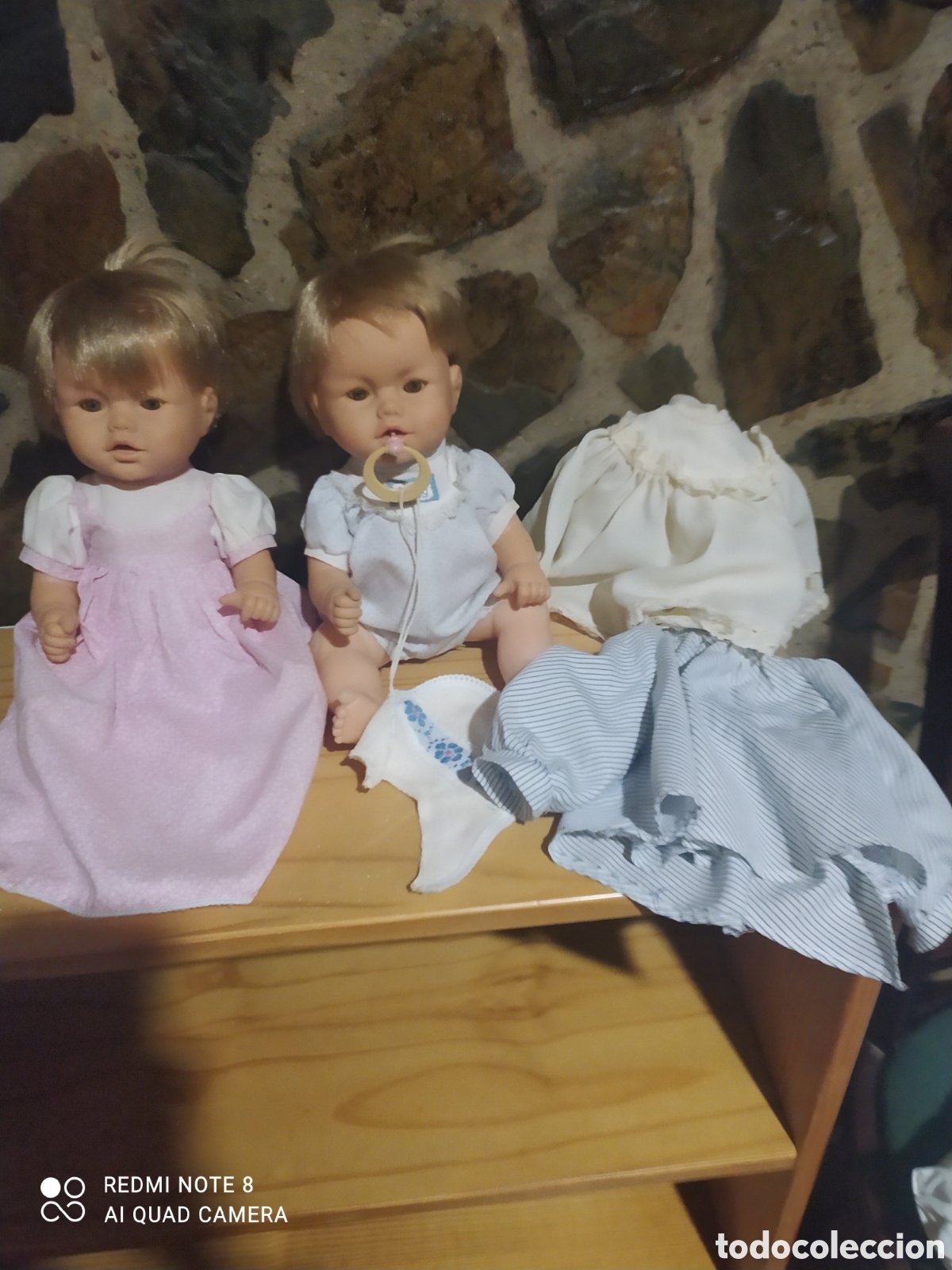 Mu&ntilde;ecas espa&ntilde;olas modernas: Dos mu&ntilde;ecos Antiguos con dos vestidos - Foto 1