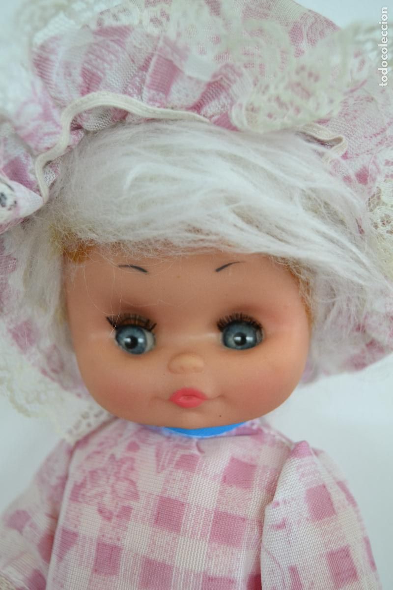 Mu&ntilde;ecas espa&ntilde;olas modernas: CB-6 MU&Ntilde;ECA de Durpe , CON PELO BLANCO, 60s. - Foto 2