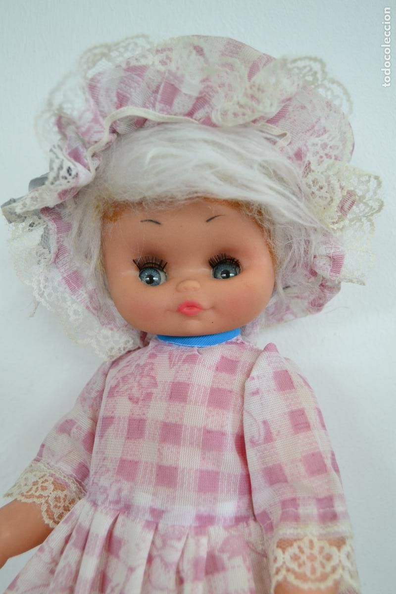 Mu&ntilde;ecas espa&ntilde;olas modernas: CB-6 MU&Ntilde;ECA de Durpe , CON PELO BLANCO, 60s. - Foto 1