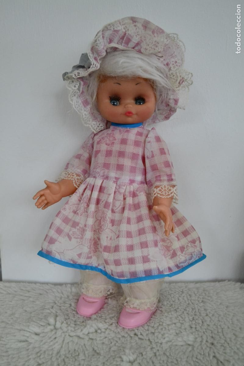Mu&ntilde;ecas espa&ntilde;olas modernas: CB-6 MU&Ntilde;ECA de Durpe , CON PELO BLANCO, 60s. - Foto 3