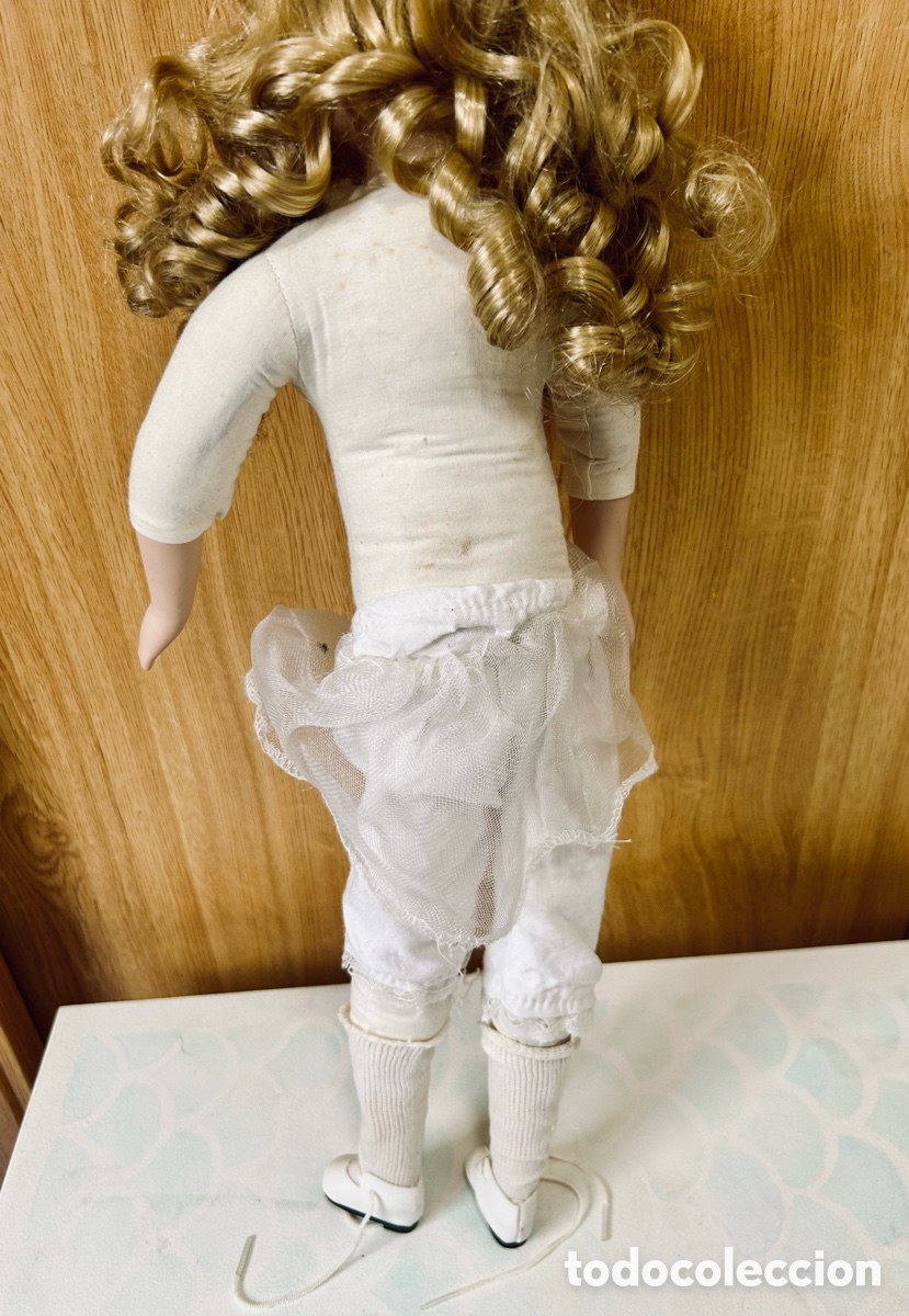 Mu&ntilde;ecas espa&ntilde;olas modernas: Mu&ntilde;eca de porcelana 48cm - Foto 5