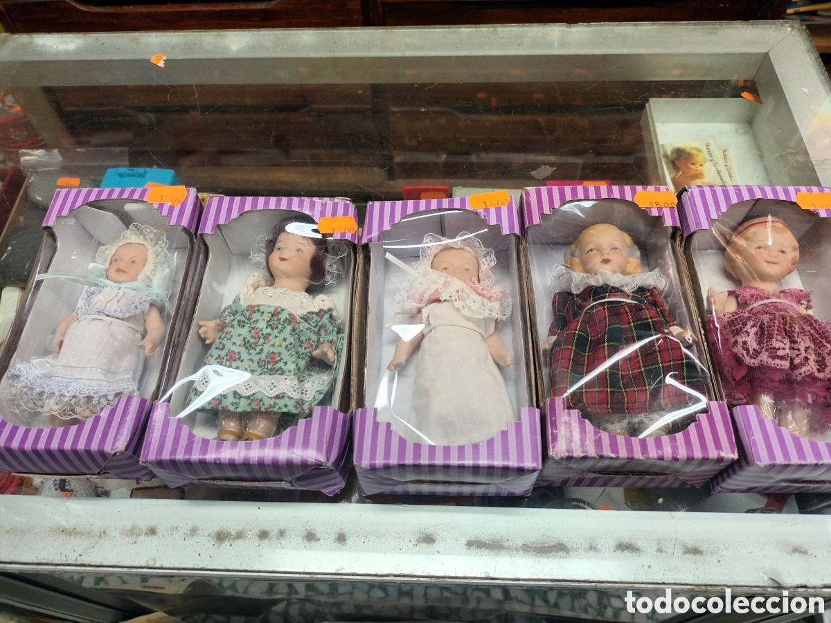 Mu&ntilde;ecas espa&ntilde;olas modernas: 5 mu&ntilde;ecas porcelana 18 cm - Foto 1